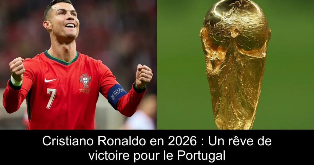 Cristiano Ronaldo en 2026 : Un rêve de victoire pour le Portugal