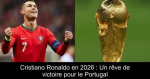 Cristiano Ronaldo en 2026 : Un rêve de victoire pour le Portugal
