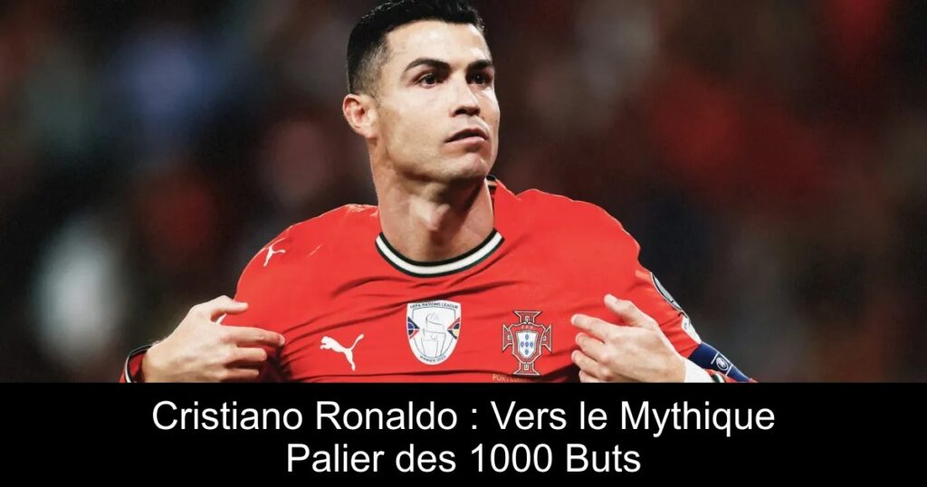 Cristiano Ronaldo : Vers le Mythique Palier des 1000 Buts