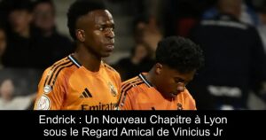 Endrick : Un Nouveau Chapitre à Lyon sous le Regard Amical de Vinicius Jr