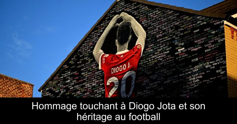 Hommage touchant à Diogo Jota et son héritage au football