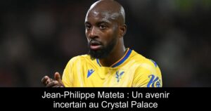 Jean-Philippe Mateta : Un avenir incertain au Crystal Palace