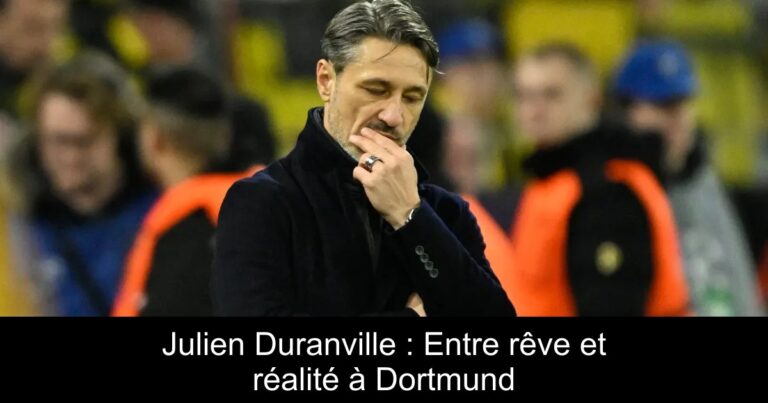Julien Duranville : Entre rêve et réalité à Dortmund