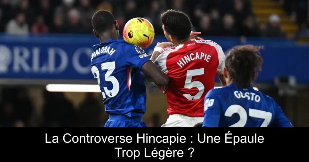 La Controverse Hincapie : Une Épaule Trop Légère ?