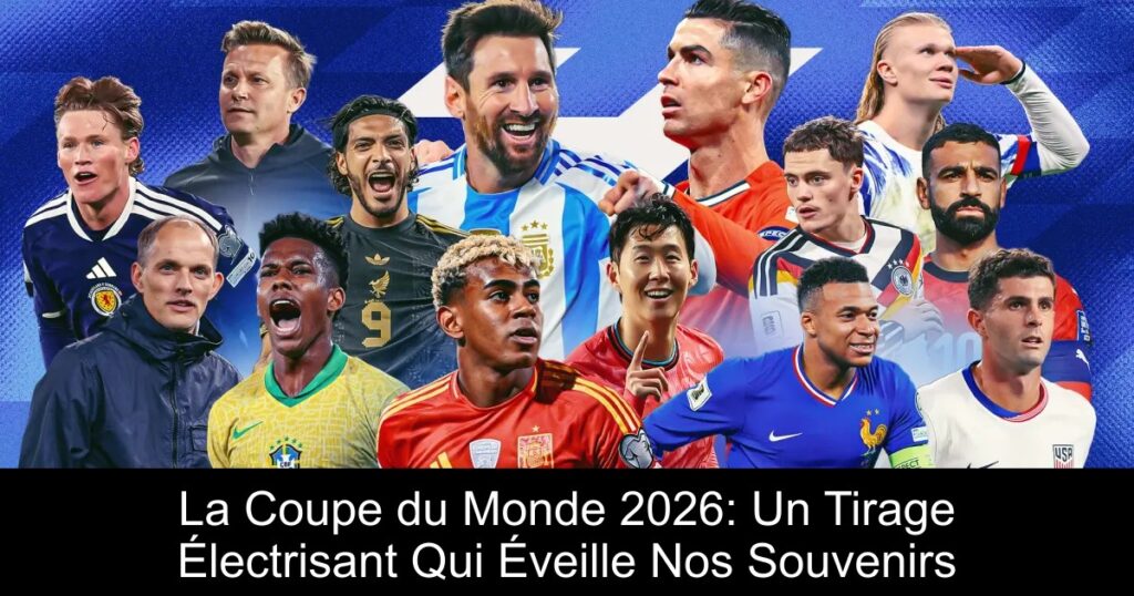 La Coupe du Monde 2026: Un Tirage Électrisant Qui Éveille Nos Souvenirs