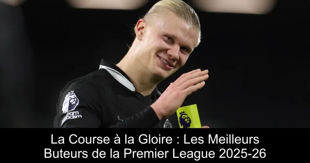 La Course à la Gloire : Les Meilleurs Buteurs de la Premier League 2025-26