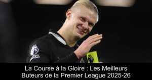 La Course à la Gloire : Les Meilleurs Buteurs de la Premier League 2025-26