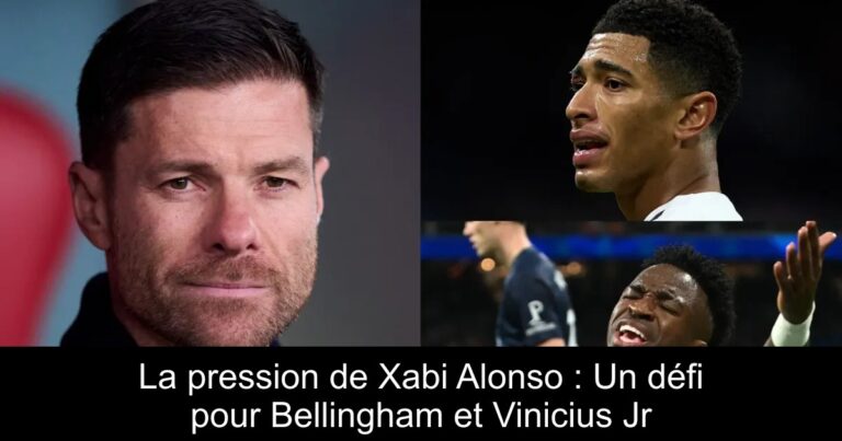 La pression de Xabi Alonso : Un défi pour Bellingham et Vinicius Jr