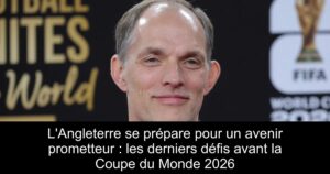 L'Angleterre se prépare pour un avenir prometteur : les derniers défis avant la Coupe du Monde 2026