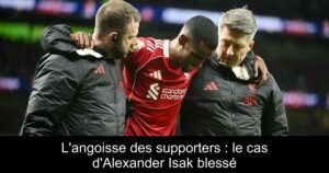 L'angoisse des supporters : le cas d'Alexander Isak blessé