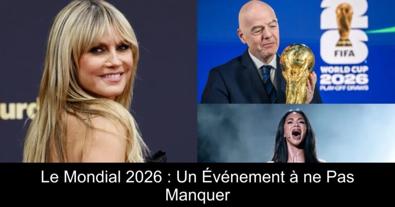 Le Mondial 2026 : Un Événement à ne Pas Manquer