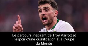 Le parcours inspirant de Troy Parrott et l'espoir d'une qualification à la Coupe du Monde