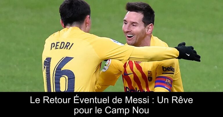 Le Retour Éventuel de Messi : Un Rêve pour le Camp Nou