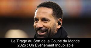 Le Tirage au Sort de la Coupe du Monde 2026 : Un Événement Inoubliable