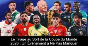 Le Tirage au Sort de la Coupe du Monde 2026 : Un Événement à Ne Pas Manquer