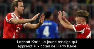 Lennart Karl : Le jeune prodige qui apprend aux côtés de Harry Kane