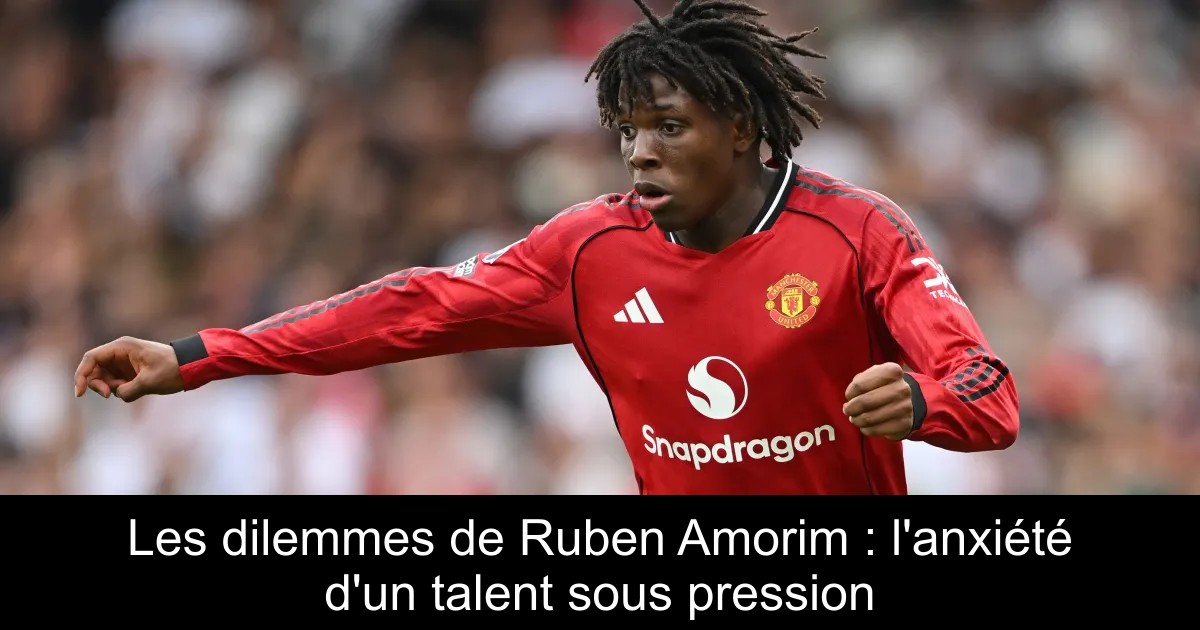 Ruberan Rance Les dilemmes de Ruben Amorim : l'anxiété d'un talent sous pression ...