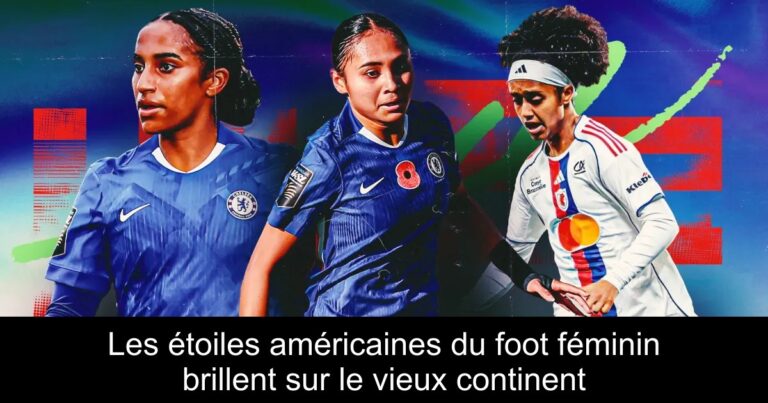 Les étoiles américaines du foot féminin brillent sur le vieux continent