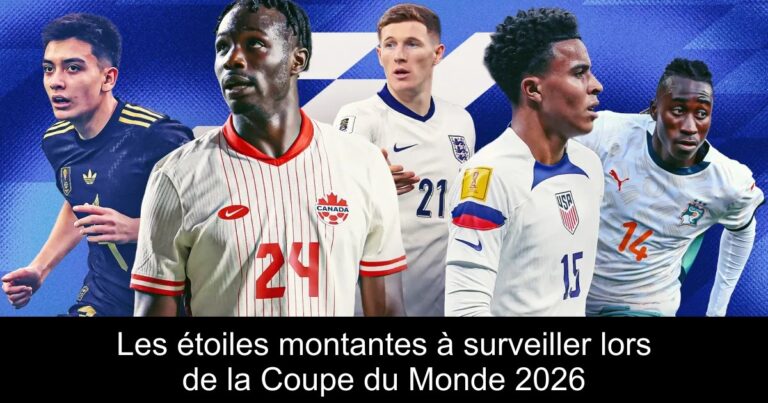 Les étoiles montantes à surveiller lors de la Coupe du Monde 2026
