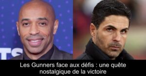 Les Gunners face aux défis : une quête nostalgique de la victoire