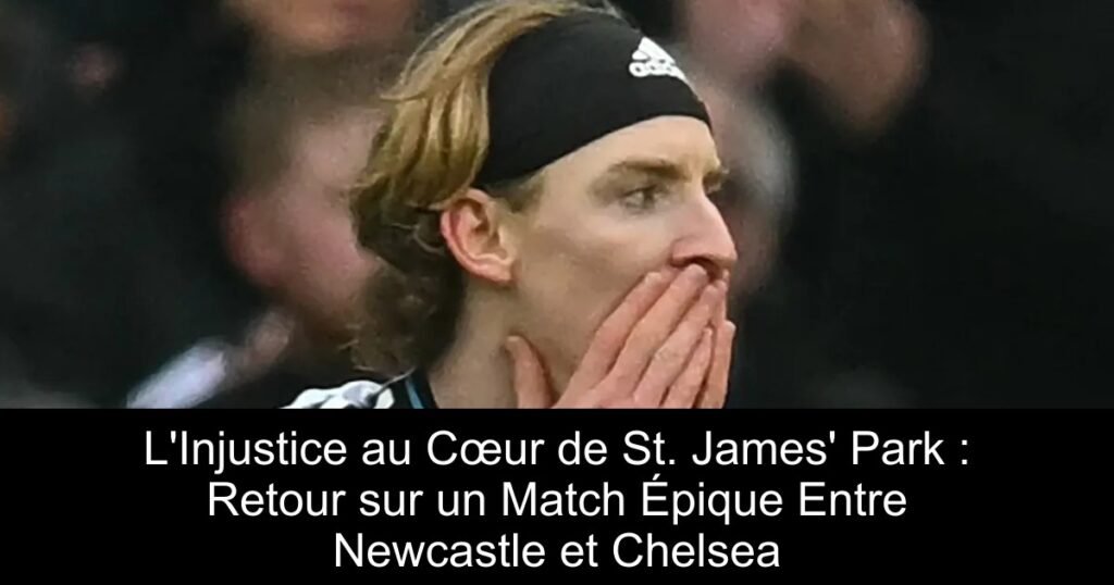 L'Injustice au Cœur de St. James' Park : Retour sur un Match Épique Entre Newcastle et Chelsea