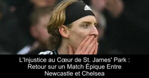 L'Injustice au Cœur de St. James' Park : Retour sur un Match Épique Entre Newcastle et Chelsea