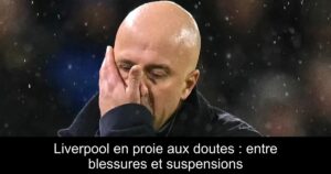 Liverpool en proie aux doutes : entre blessures et suspensions