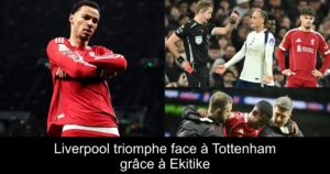 Liverpool triomphe face à Tottenham grâce à Ekitike