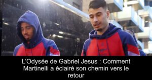L’Odysée de Gabriel Jesus : Comment Martinelli a éclairé son chemin vers le retour