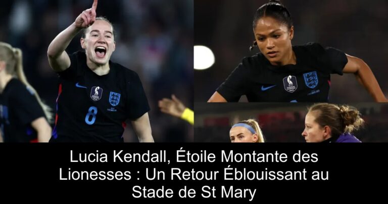 Lucia Kendall, Étoile Montante des Lionesses : Un Retour Éblouissant au Stade de St Mary