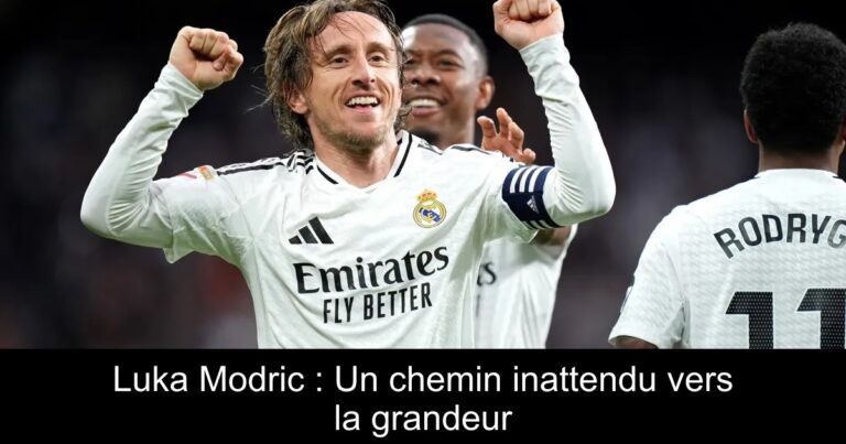Luka Modric : Un chemin inattendu vers la grandeur