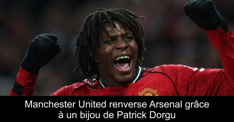 Manchester United renverse Arsenal grâce à un bijou de Patrick Dorgu