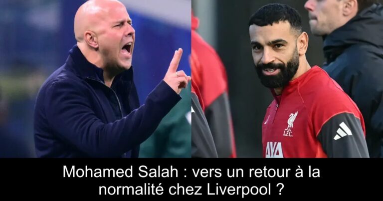 Mohamed Salah : vers un retour à la normalité chez Liverpool ?