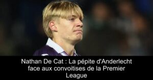 Nathan De Cat : La pépite d'Anderlecht face aux convoitises de la Premier League