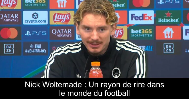 Nick Woltemade : Un rayon de rire dans le monde du football