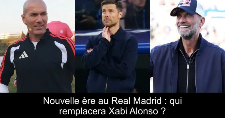 Nouvelle ère au Real Madrid : qui remplacera Xabi Alonso ?
