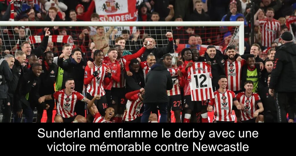 Sunderland enflamme le derby avec une victoire mémorable contre Newcastle