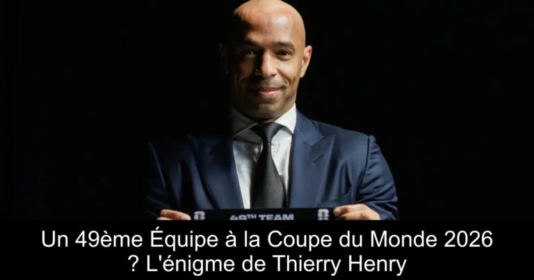 Un 49ème Équipe à la Coupe du Monde 2026 ? L'énigme de Thierry Henry
