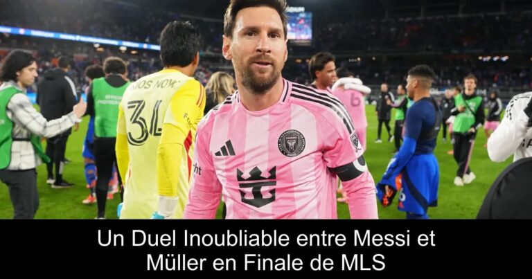 Un Duel Inoubliable entre Messi et Müller en Finale de MLS