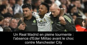 Un Real Madrid en pleine tourmente : l'absence d'Eder Militao avant le choc contre Manchester City