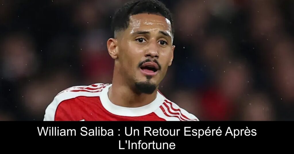 William Saliba : Un Retour Espéré Après L'Infortune