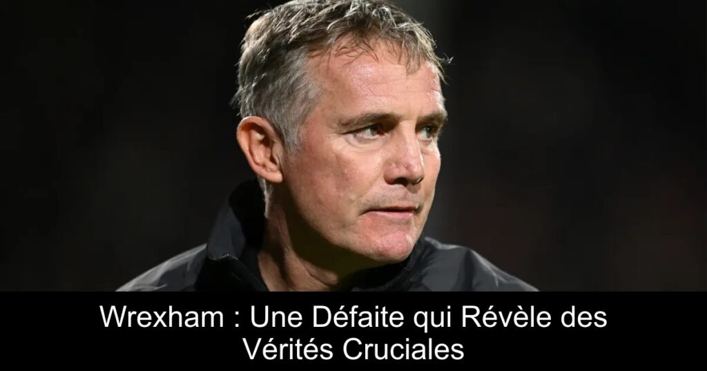 Wrexham : Une Défaite qui Révèle des Vérités Cruciales