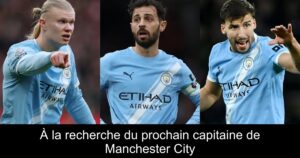 À la recherche du prochain capitaine de Manchester City