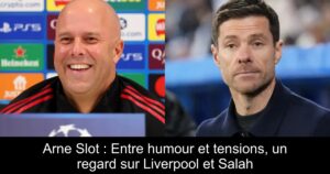 Arne Slot : Entre humour et tensions, un regard sur Liverpool et Salah