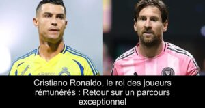 Cristiano Ronaldo, le roi des joueurs rémunérés : Retour sur un parcours exceptionnel