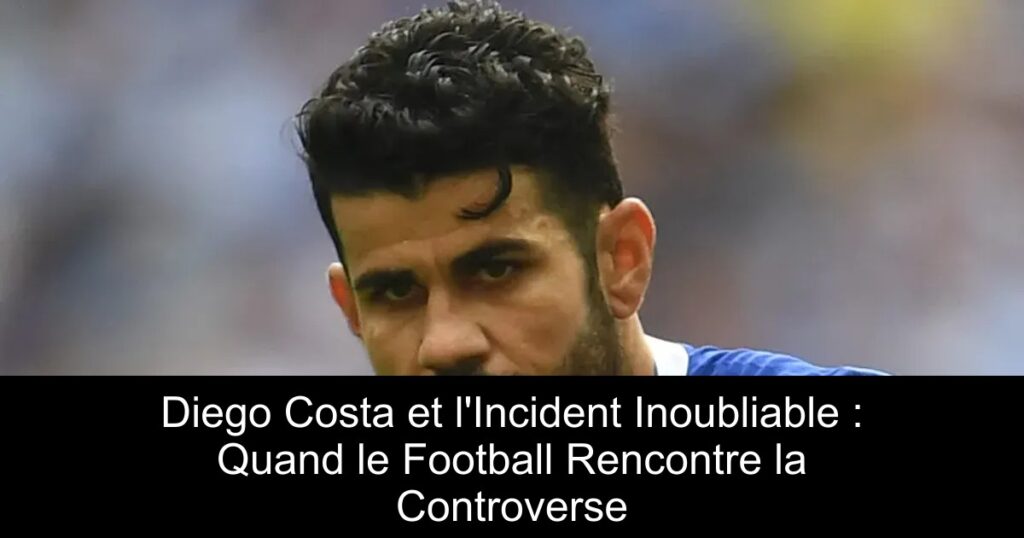 Diego Costa et l&rsquo;Incident Inoubliable : Quand le Football Rencontre la Controverse