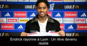 Endrick rayonne à Lyon : Un rêve devenu réalité
