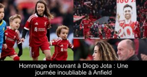 Hommage émouvant à Diogo Jota : Une journée inoubliable à Anfield