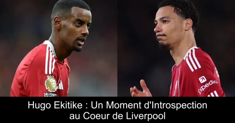 Hugo Ekitike : Un Moment d'Introspection au Coeur de Liverpool