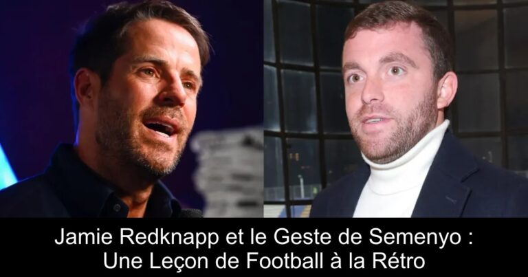 Jamie Redknapp et le Geste de Semenyo : Une Leçon de Football à la Rétro